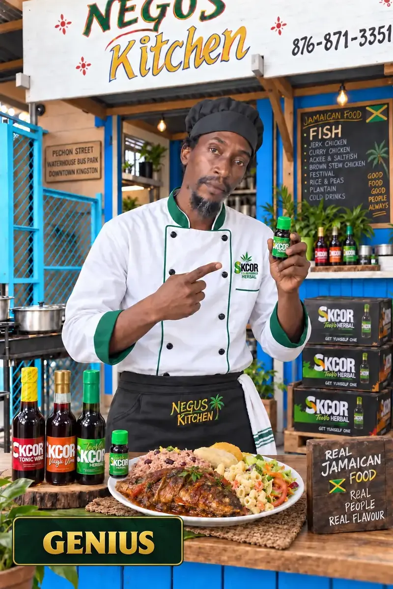 Genius, Negus Kitchen chef
