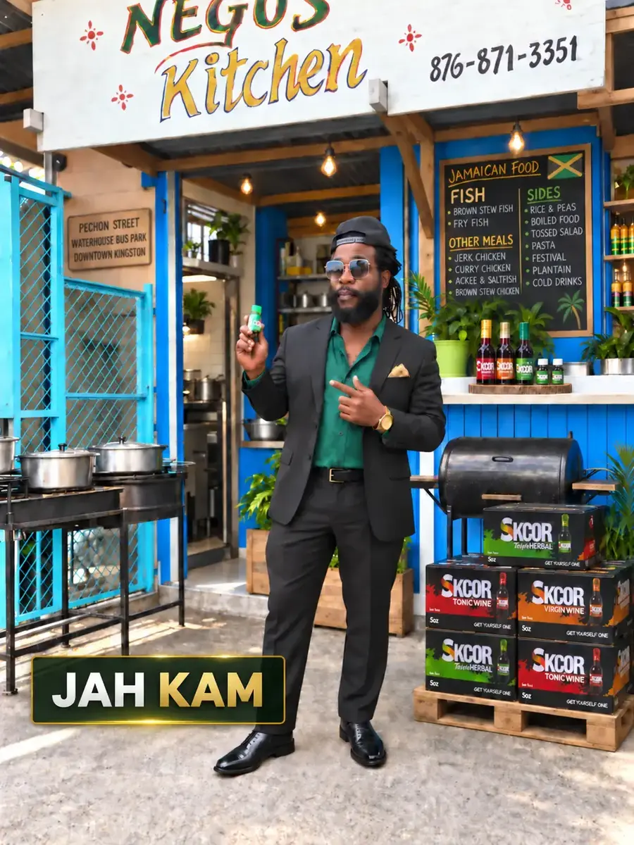Jah Kam, owner of Negus Kitchen