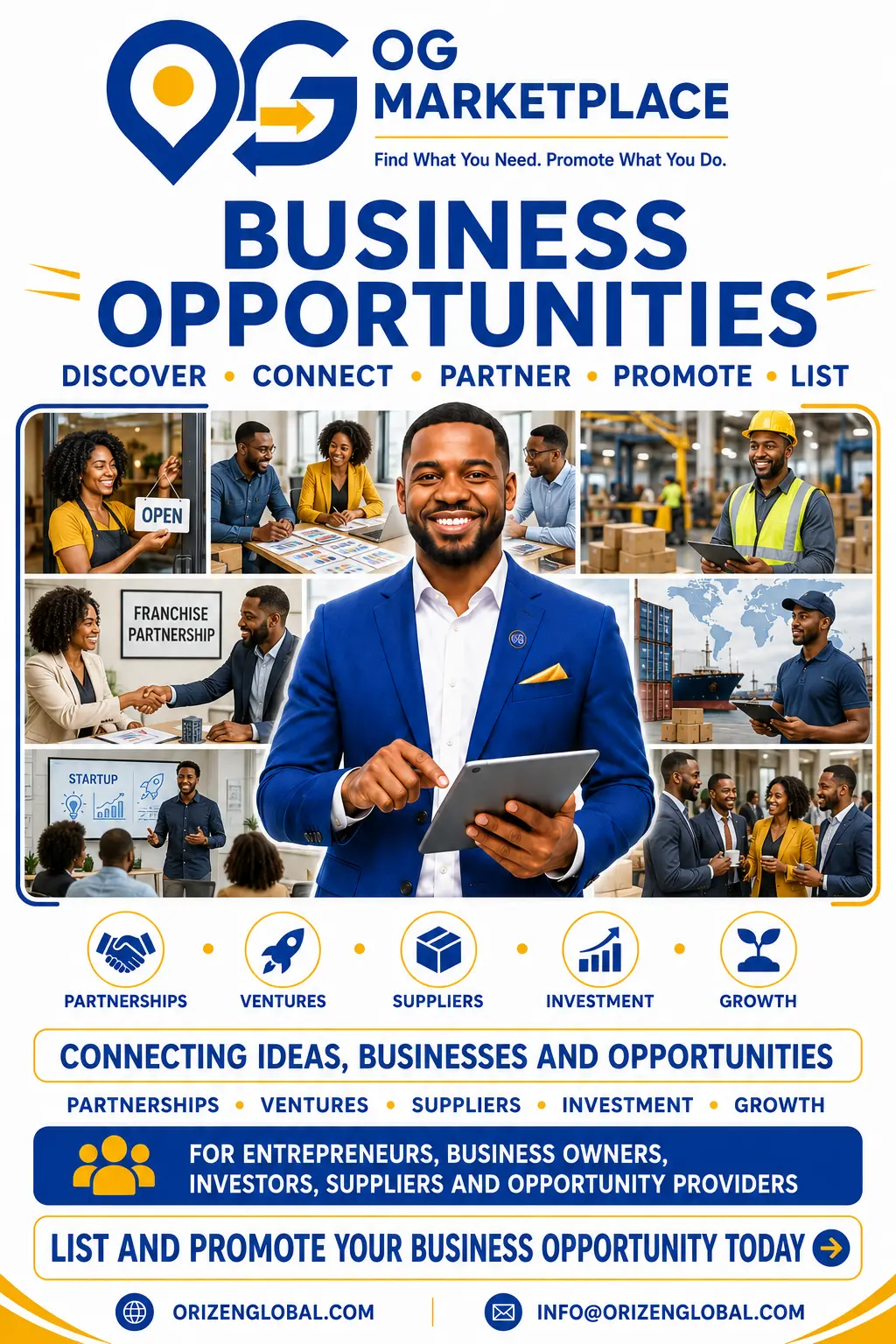 Business opportunities marketplace