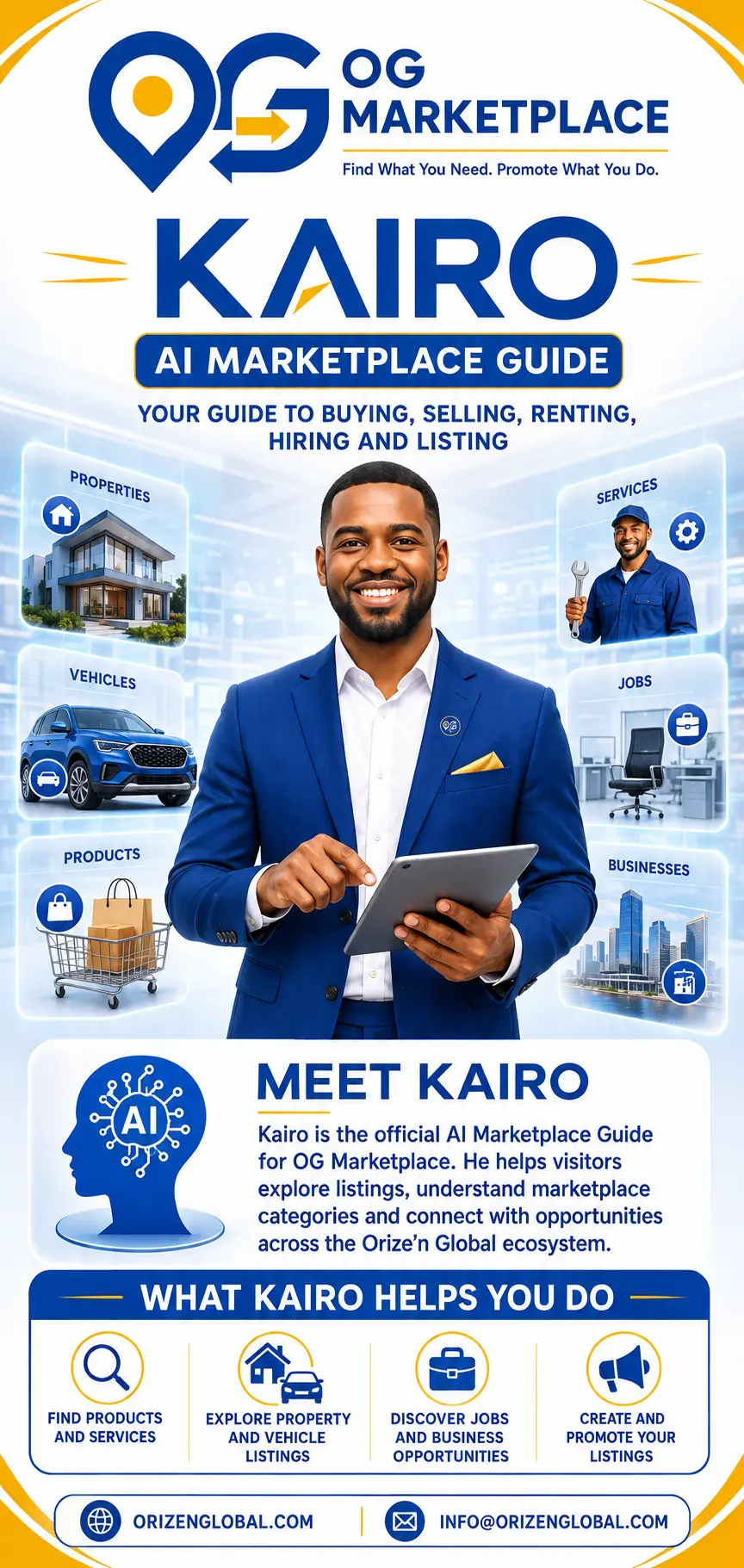 Kairo, OG Marketplace AI guide