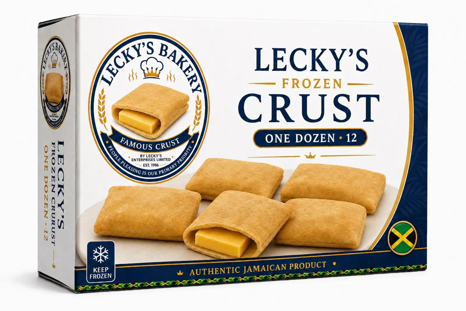 Lecky’s Frozen Crust product box