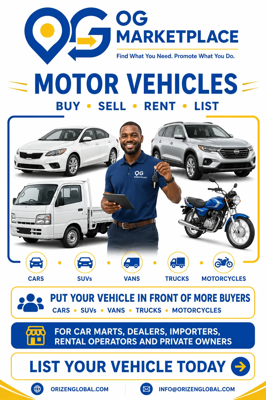 OG Marketplace advertisement — Vehicles & Auto