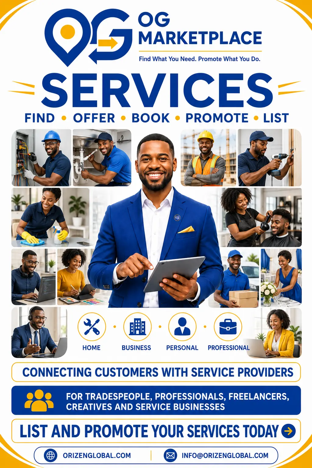 Services marketplace with Kairo