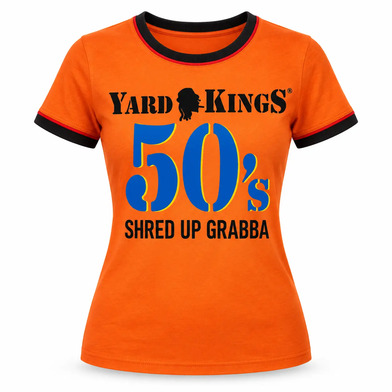Orange Yard Kings 50’s Shred Up Grabba women’s shirt