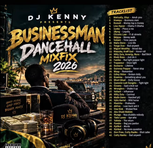 DJ Kenny Businessman Dancehall Mixfix 2026 official cover