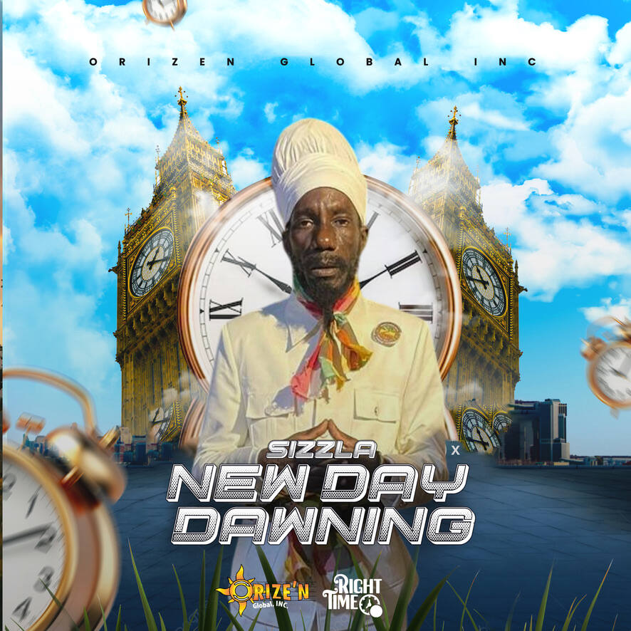 Sizzla New Day Dawning official cover