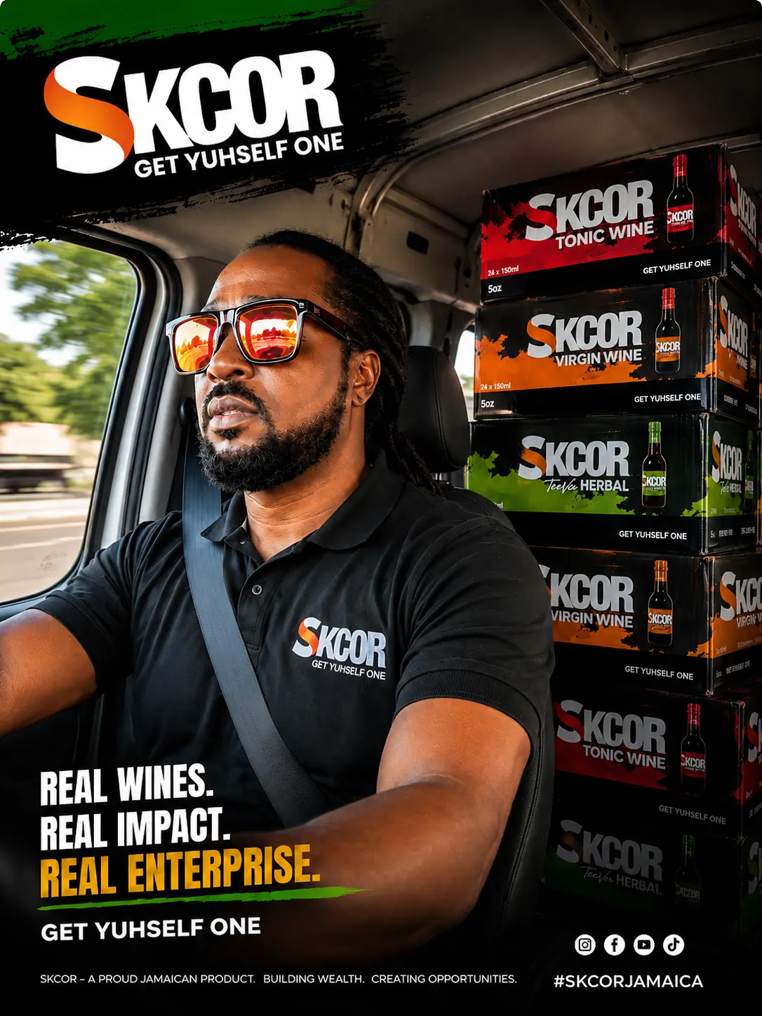SKCOR delivery van